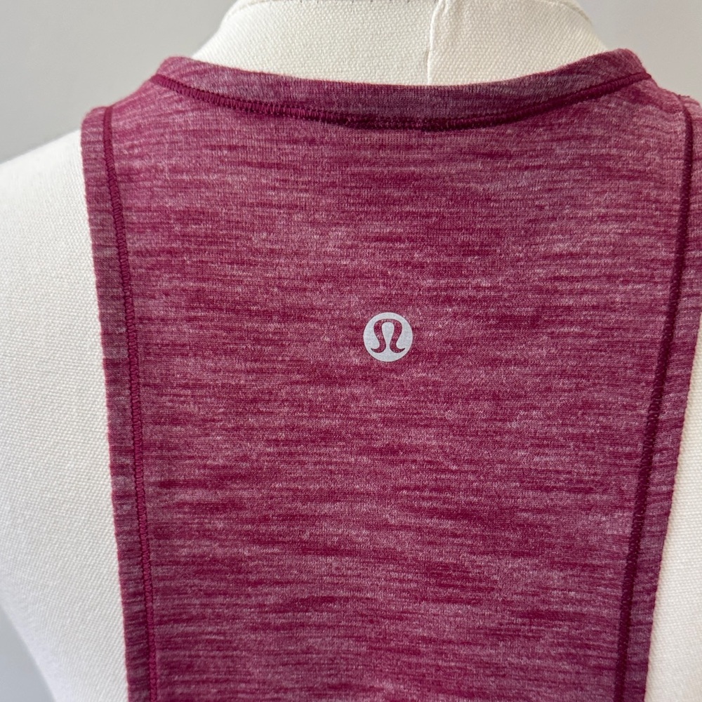Lululemon Burgundy Tank Top – Size Medium - Picture 2 of 8